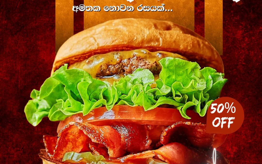 Hot Burger – 50% Off